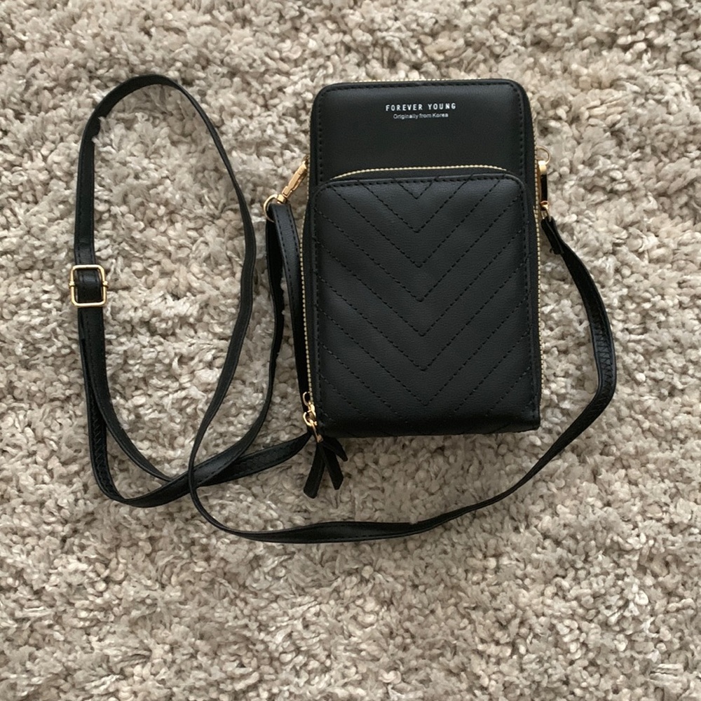 Crossbody Black Purse by Forever Young